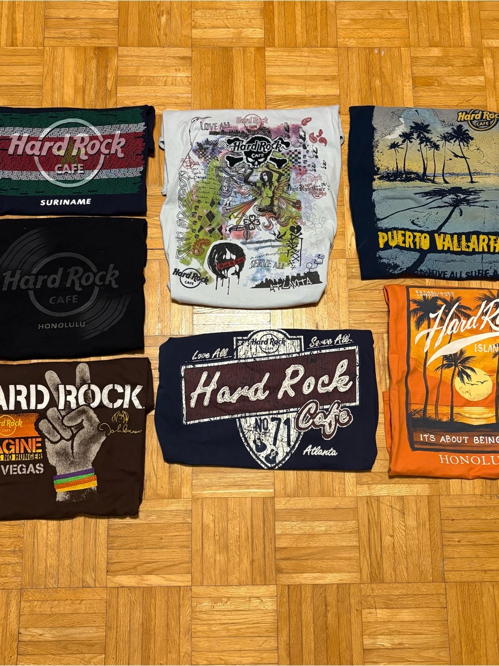 Hard Rock Cafe Graphic Shirt Bundle